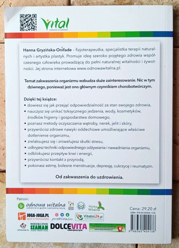 Hanna Gryzińska-Onifade • Kompleksowe odkwaszanie organizmu - okładka