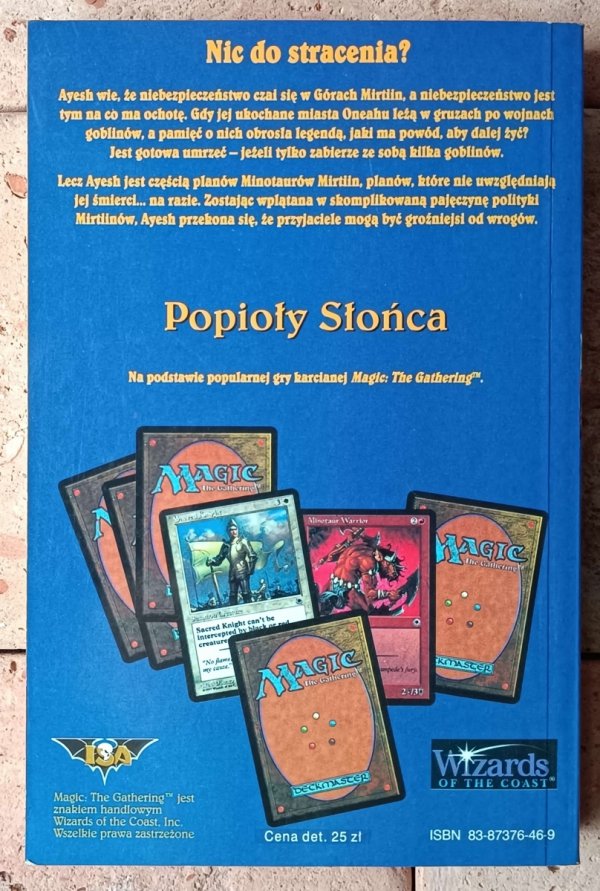 Hanovi Braddock •  Popioły Słońca [Magic the Gathering] - okładka