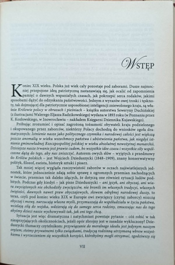 Seweryna Duchińska • Królowie polscy w obrazach i pieśniach  - wstęp