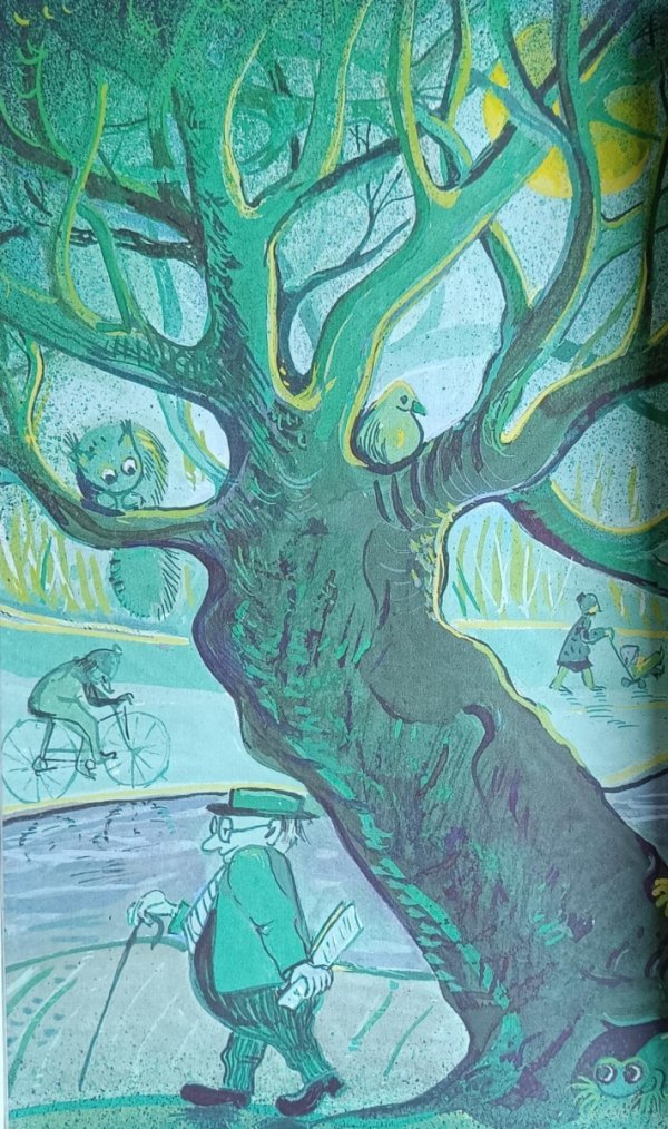 Ilustracja z wnętrza książki Ziarenka maku autorstwa Józef Ratajczak