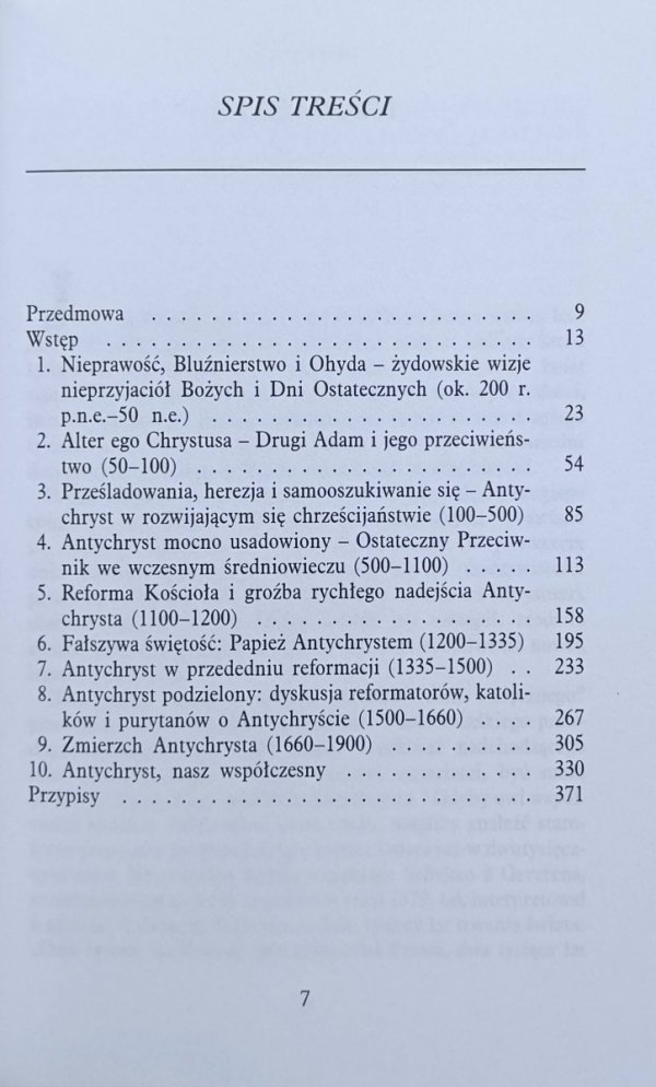 Bernard McGinn  Antychryst. Dwa tysiące lat fascynacji człowieka złem