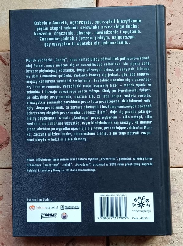 Artur Urbanowicz - Grzesznik - okładka