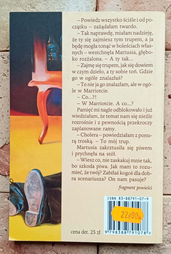 Joanna Chmielewska - Trudny trup - okładka