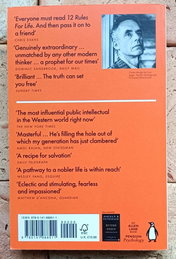 Jordan Peterson - 12 Rules for Life - okładka