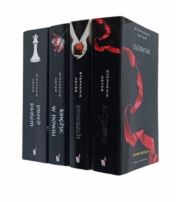 Stephanie Meyer - Saga Zmierzch [Tomy I-IV] - okładka