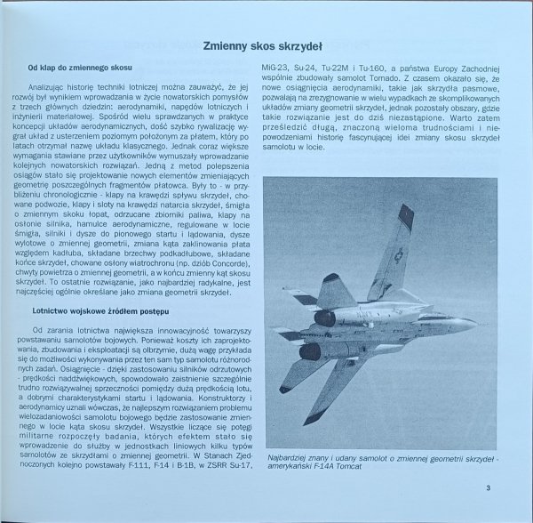 Ireneusz Kramarski • Samoloty o zmiennej geometrii skrzydeł