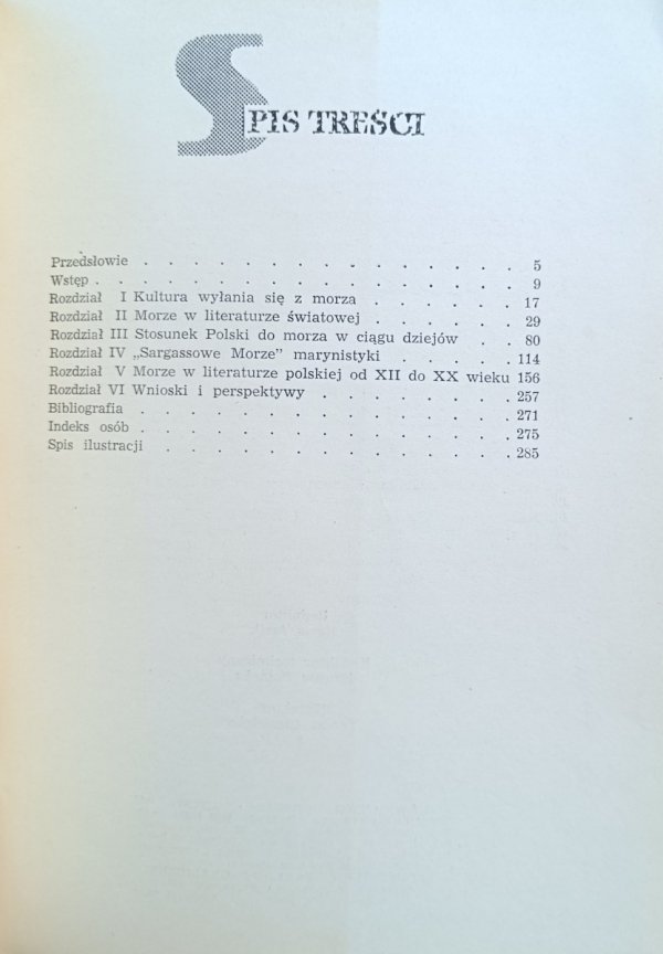 Bronisław Miazgowski • Morze w literaturze polskiej