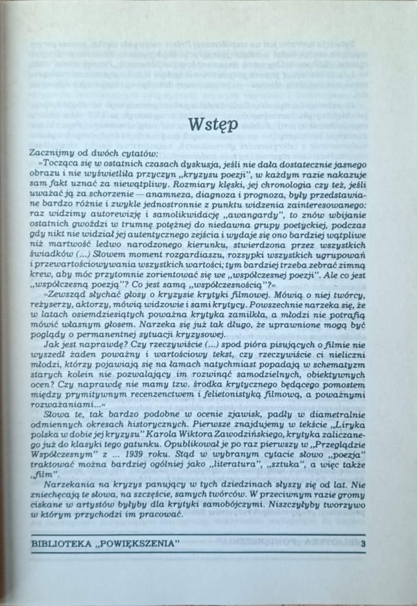 Piotr Wasilewski • Świadectwa metryk. Polskie kino młodych w latach osiemdziesiątych