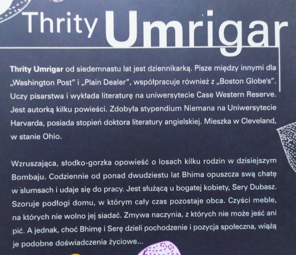Thrity Umrigar Przepaść między nami