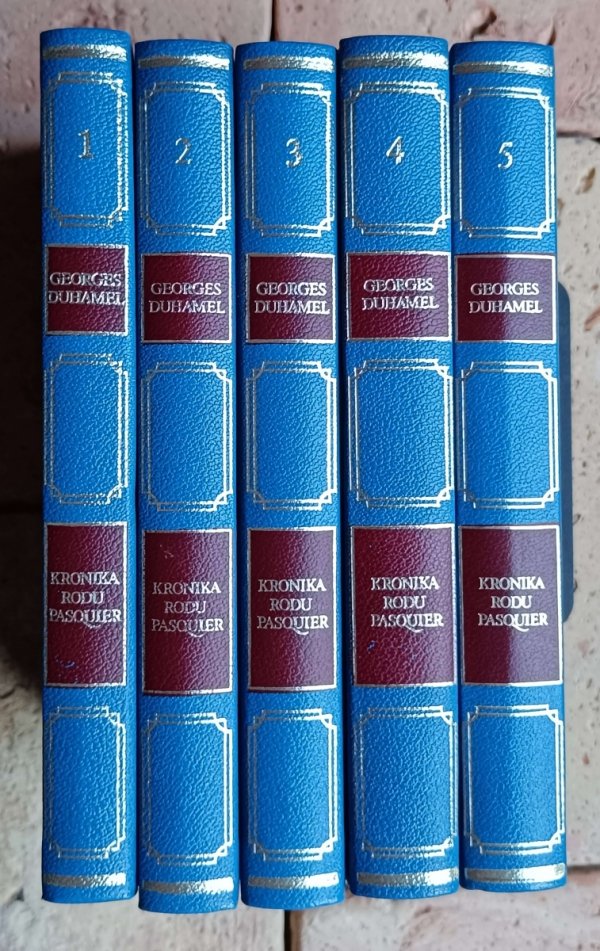 Georges Duhamel - Kronika Rodu Pasquier | 5 tomów | komplet - okładka