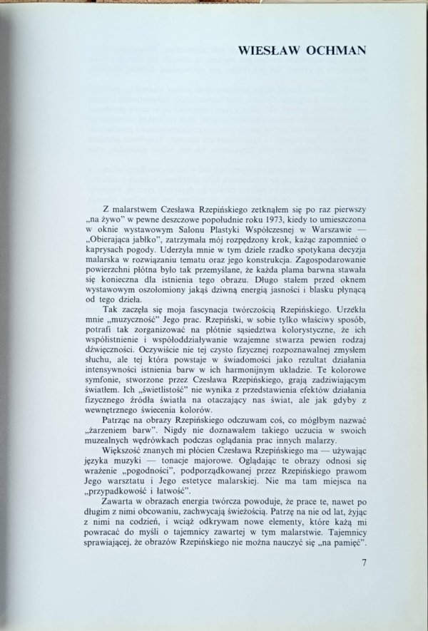 Czesław Rzepiński - Malarstwo | album 