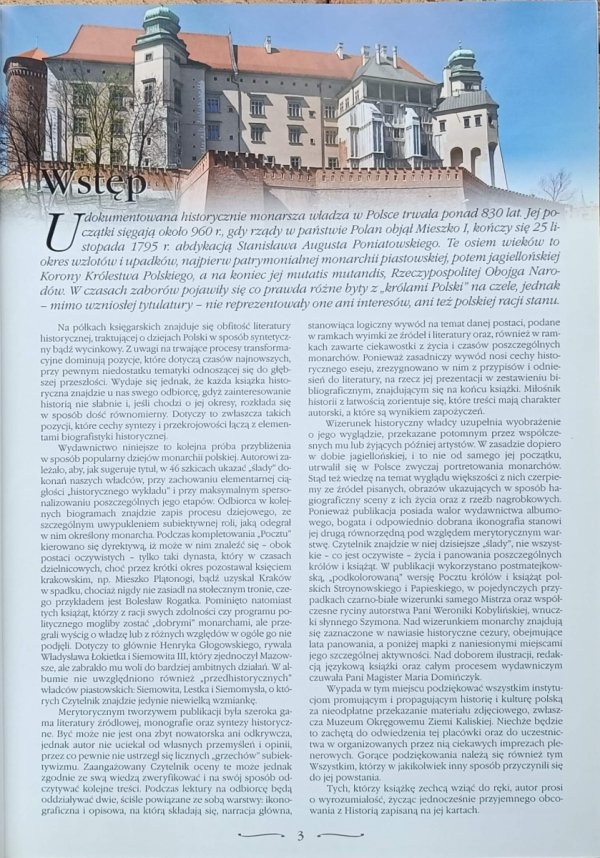 Dariusz Wizor - Poczet Królów i Książąt Polskich - wstęp