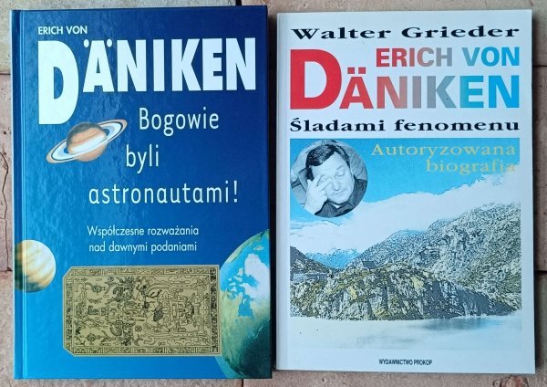 Erich von Daniken x14 + Walter Grieder - Śladami fenomenu. Autoryzowana biografia - okładka