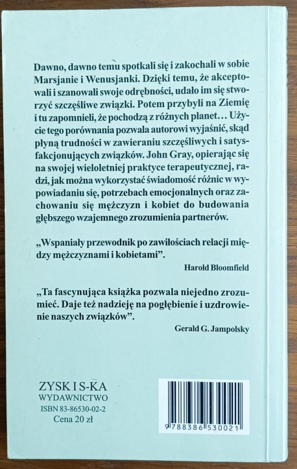 John Gray • Mężczyźni są z Marsa, kobiety z Wenus 