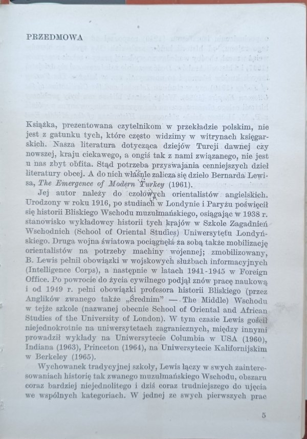 Bernard Lewis  Narodziny nowoczesnej Turcji, fragment książki