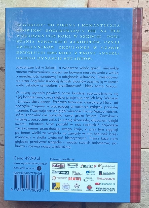 Walter Scott  Waverley - okładka