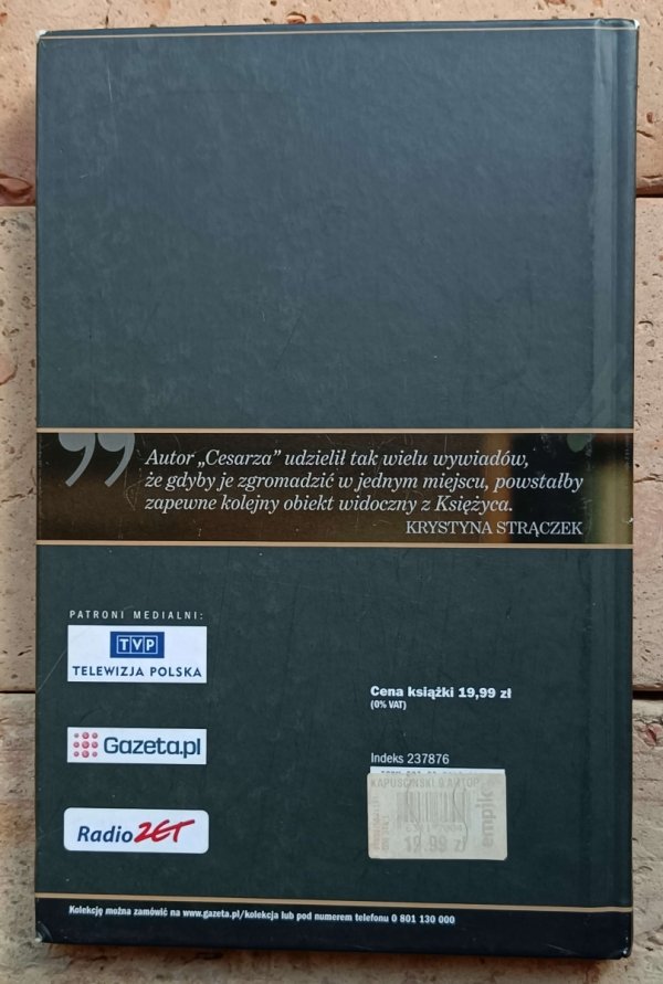 Ryszard Kapuściński - Autoportret reportera - okładka