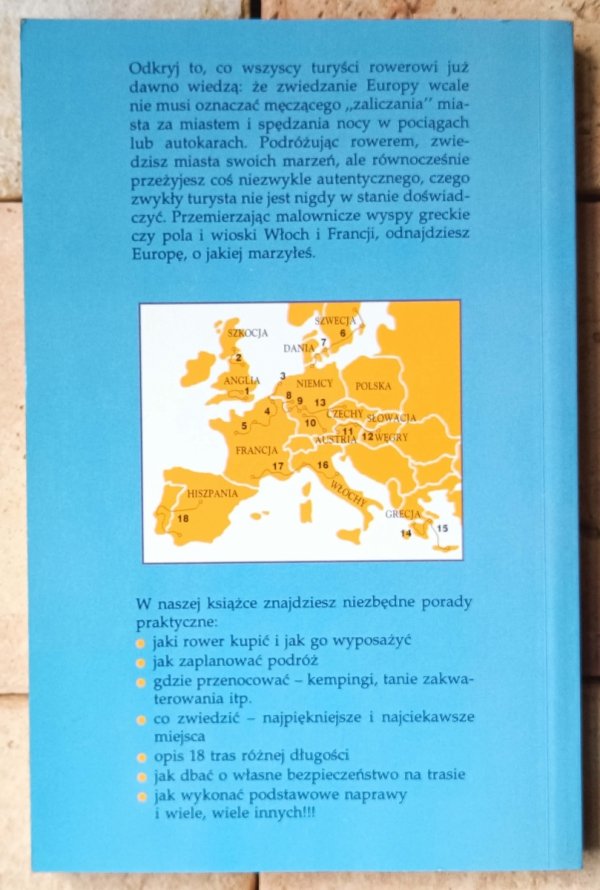 Karen i Terry Whitehill  Rowerem po Europie. 18 tras, dzięki którym odkryjesz Europę - okładka