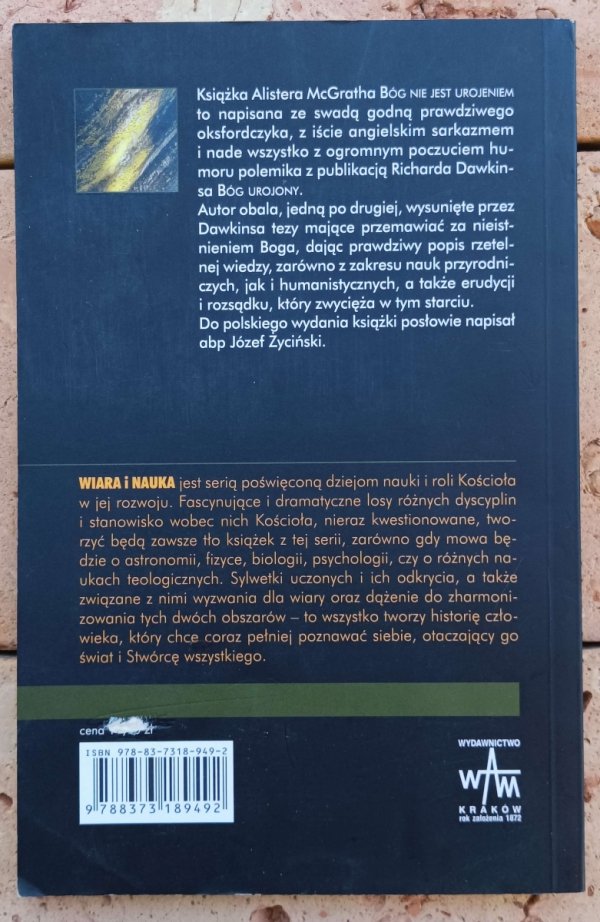 Alister McGrath, Joanna Collicutt McGrath • Bóg nie jest urojeniem. Złudzenie Dawkinsa  - okładka