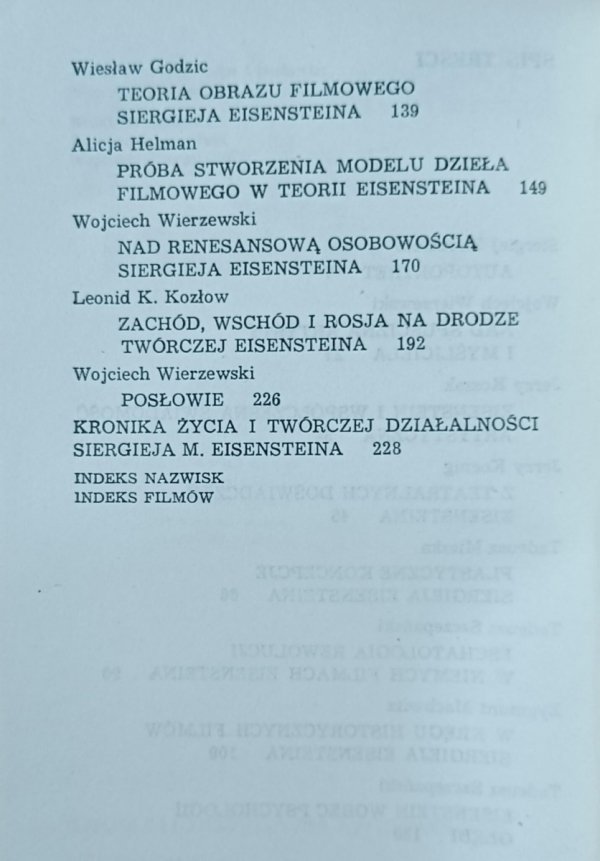 Tadeusz Szczepański - Eisenstein - artysta myśliciel