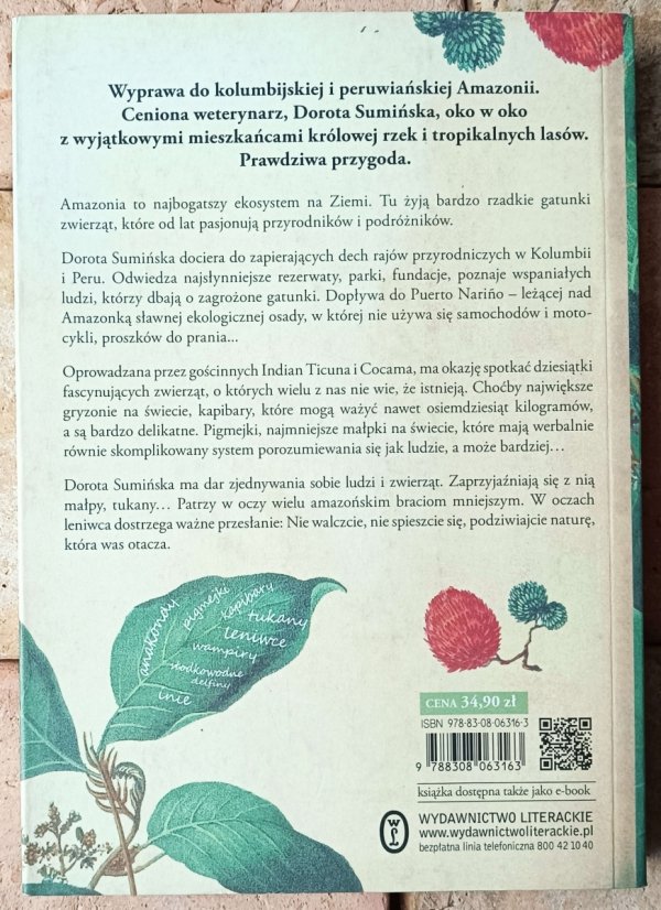 Dorota Sumińska • Balią przez Amazonkę - okładka