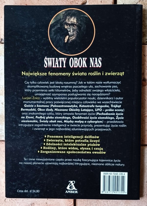 Lucjan Znicz  Światy obok nas - okładka 