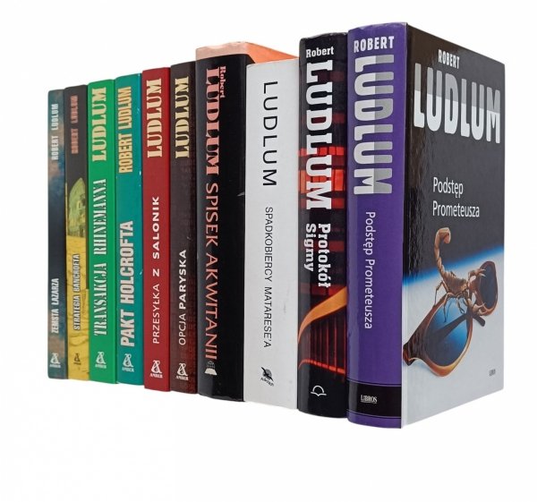 Robert Ludlum x10 - Podstęp Prometeusza - Protokół Sigmy i inne | komplet