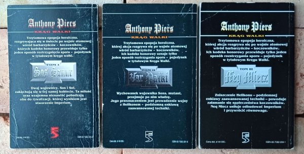 Piers Anthony • Krąg walki | komplet - okładka