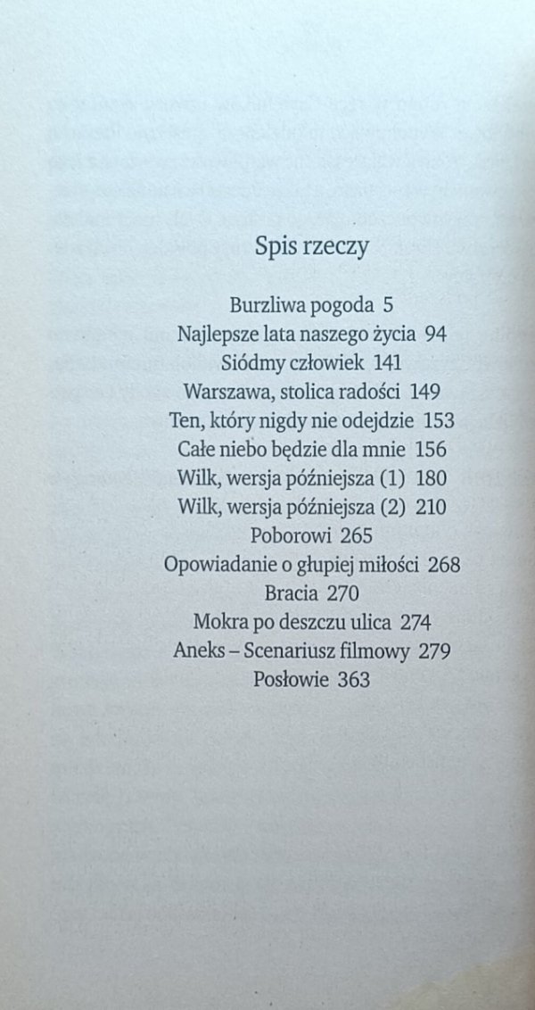 Marek Hłasko • Najlepsze lata naszego życia [opowiadania] - spis treści