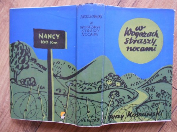 Jerzy Kossowski • W Wogezach straszy nocami. Obwoluta Adam Kossowski - okładka