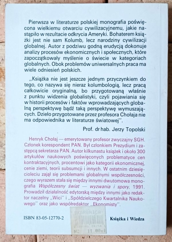 Henryk Chołaj • Kolumb. Europa i świat - okładka
