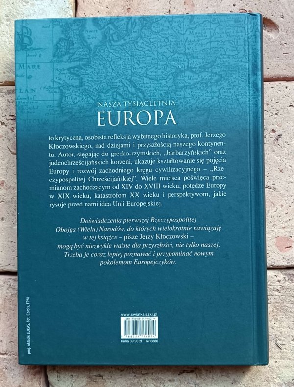 Jerzy Kłoczowski • Nasza tysiącletnia Europa - okładka