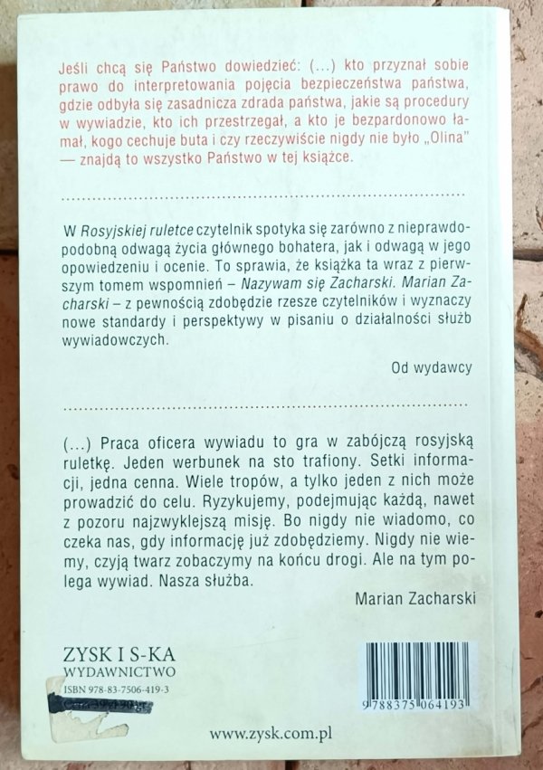 Marian Zacharski - Rosyjska ruletka