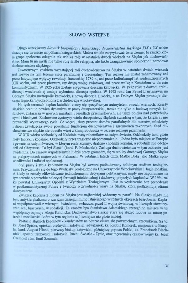 Mieczysław Pater • Słownik biograficzny katolickiego duchowieństwa śląskiego XIX i XX wieku - wstęp