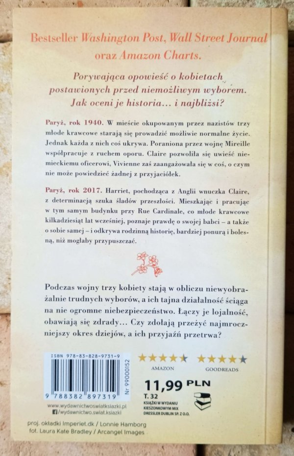 Fiona Valpy • Paryska krawcowa - okładka
