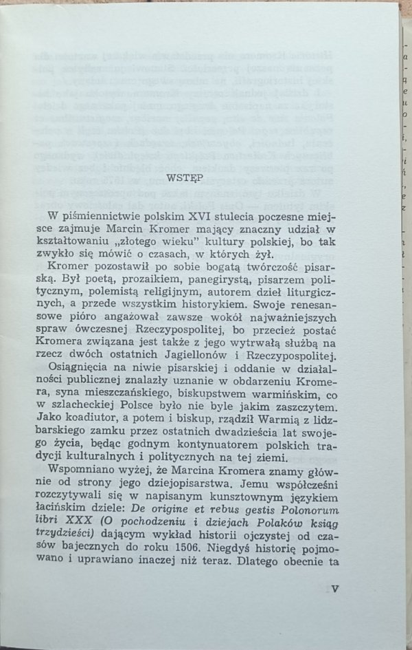 Marcin Kromer Polska - wstęp