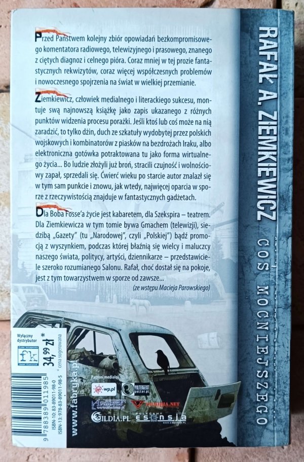 Rafał A. Ziemkiewicz Coś mocniejszego - okładka 