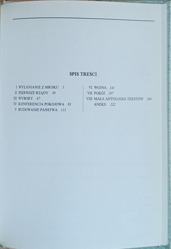 Andrzej Garlicki  Drugiej Rzeczypospolitej początki | A to Polska właśnie - spis treści