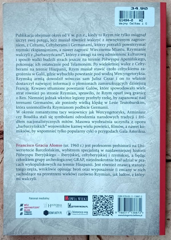 Francisco Gracia Alonso • Wojny Celtów i Germanów z Rzymem