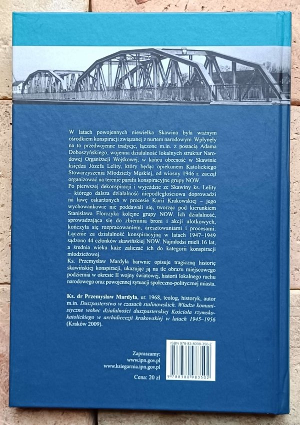 Przemysław Mardyła - Opór społeczny i konspiracja na terenie Skawiny - okładka