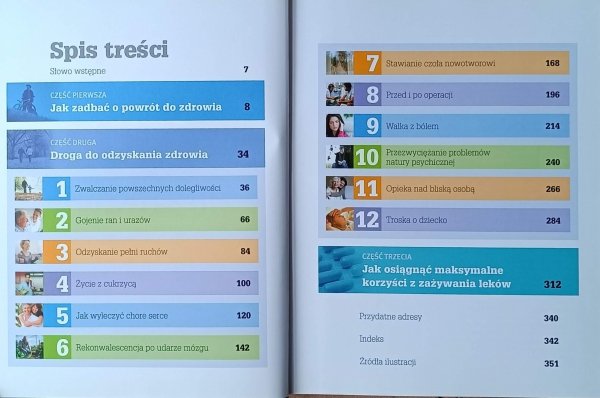 1001 sposobów powrotu do zdrowia • Readers's Digest - spis treści