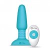 Zdalnie sterowany plug analny - B-Vibe Rimming Plug 2 Teal