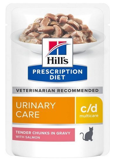 Hill&#039;s Prescription Diet c/d Feline z Łososiem saszetka 85g