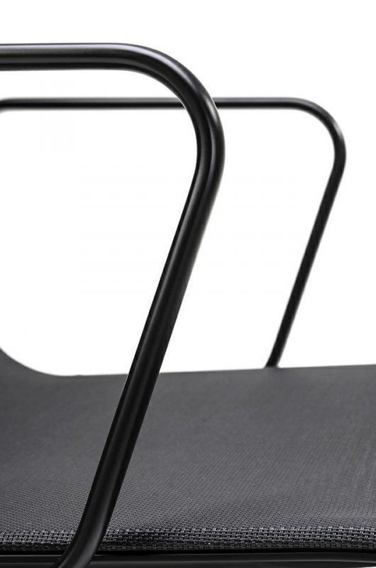 Fotel biurowy BODY PRESTIGE czarny - tkanina, aluminium