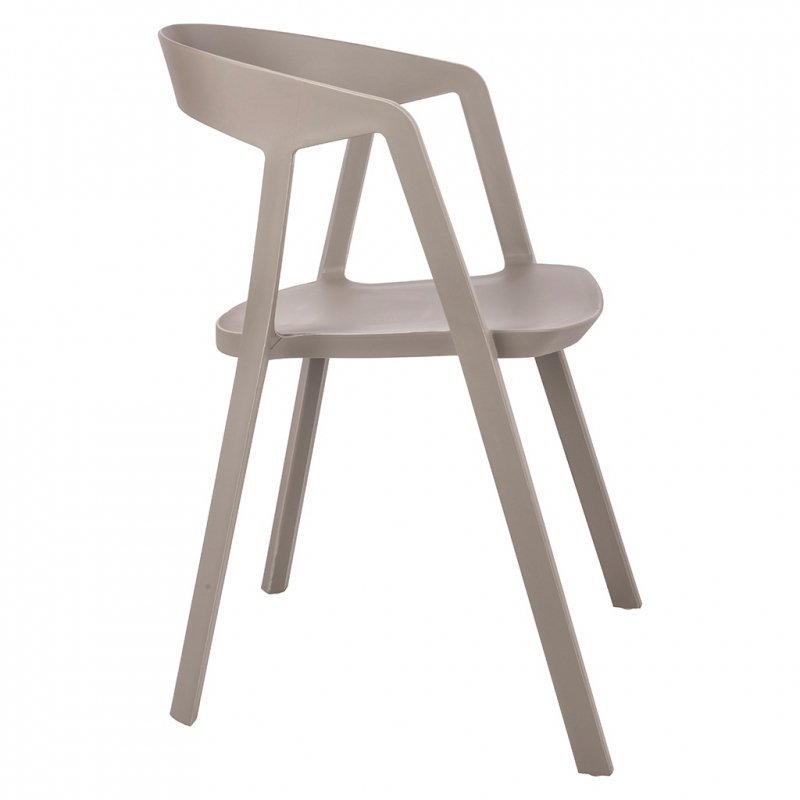 Krzesło VIBIA szare - polipropylen