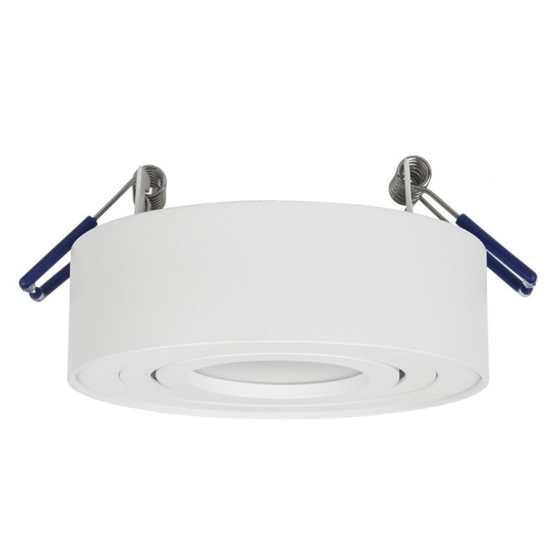 Lampa, oczko, oprawa sufitowa Maclean, dla źródeł światła MR16/GU10, kolor biały, 94x32mm, okrągła, aluminiowa, MCE462 W