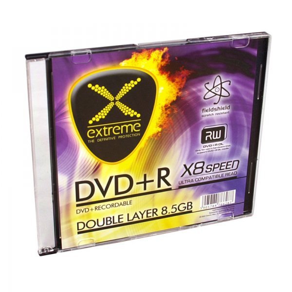 1278 Dvd+r extreme 8,5gb x8 dl - slim case 1 szt