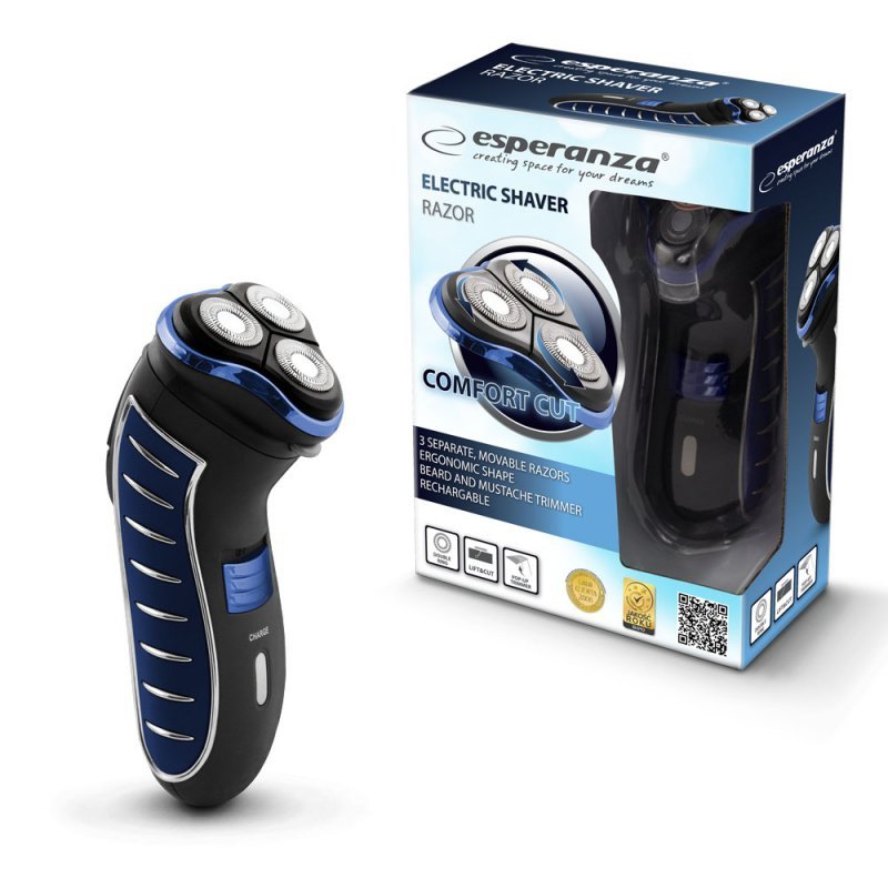 EBG002B Golarka Razor niebieska Esperanza
