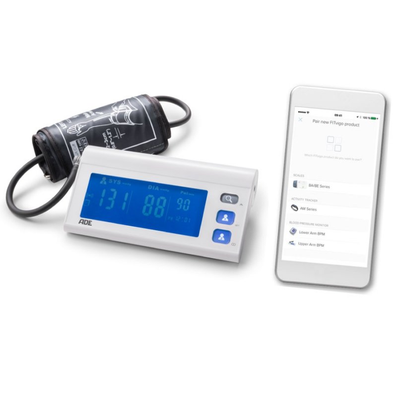 ADE FITVigo BPM1601 Inteligentny ciśnieniomierz naramienny z Bluetooth