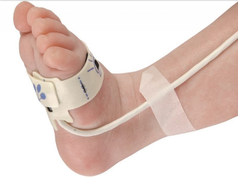NONIN 8000J-Sensor Flex do pulsoksymetru niemowlęcego, z kablem 1m System czujników pulsoksymetrii wielokrotnego użytku